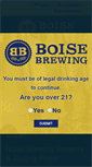 Mobile Screenshot of boisebrewing.com