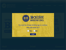Tablet Screenshot of boisebrewing.com